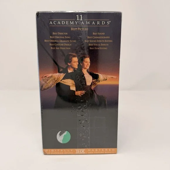 SEALED Titanic VHS 1998 - Paramount 2 Tape Set w/ Sprint Sticker - Picture 4 of 7